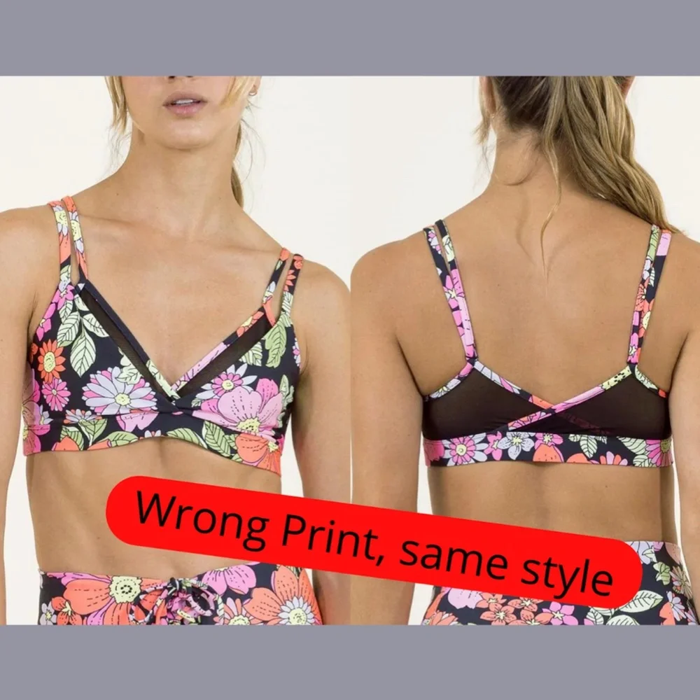 NWT Maaji [ Small ] Summer Seedbed Vivacity‎ Low Impact Sports Bra